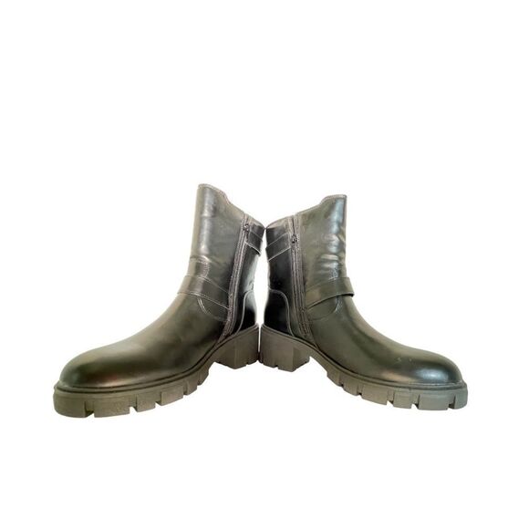 COPY - COPY - SUN+STONE  Women's Lionell, ankle boots. color black,  Size: 10 - Picture 11 of 14